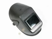 tool welding helmet, dark glasses 